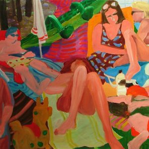 Inflatable, 120 x 190 cm, oil on canvas, 2004