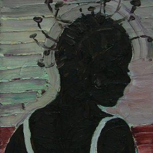 Girl, 25 x 25 cm, oil on canvas, 2007