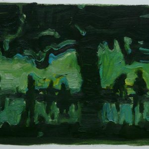 Untitled # 2, oil on paper, 23 x 30 cm, 2008