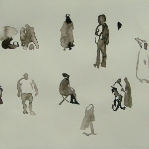 Djemaa el Fna # 4, 21 x 29,6 cm, ink on paper, 2008