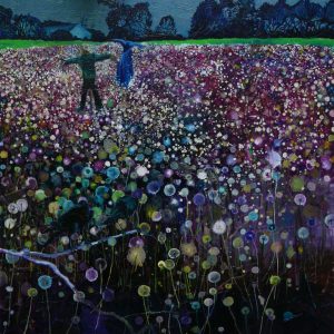 The Field # 6 (Scarecrows), 150 x 145 cm, oil on canvas, 2010