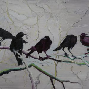 Crows, 80 x 110 cm, oil on canvas, 2010