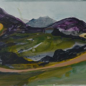 The Road # 2, 32 x 48 cm, acrylic on paper, 2010