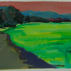Danube riverbank # 2, 32 x 48 cm, acrylic on paper, 2011