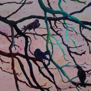Crows # 2, 100 x 125 cm, oil on canvas 2013/2014