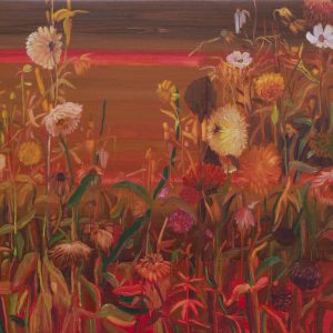 Dahlias # 2, 85 x 95 cm, oil on canvas, 2015