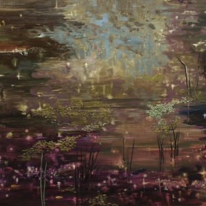 Pond # 7, 115 x 190 cm, oil on canvas, 2016