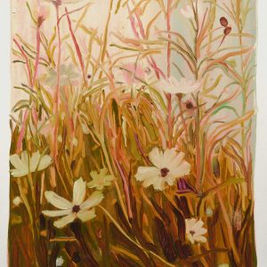 Bermbloemen # 4, 50 x 35 cm, oil on paper, 2016