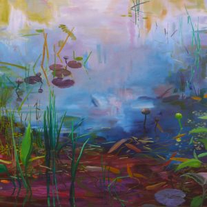Pond # 9, 100 x 140 cm, oil on canvas, 2017