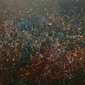 Galactic, 85 x 95 cm, oil on canvas, 2019
