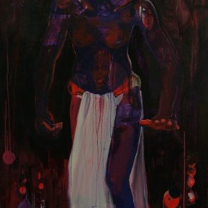 Magic girl, 140 x 80 cm, oil on canvas, 2008