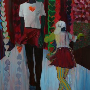 Queen of Hearts # 2, 190 x 130 cm, oil on canvas, 2009