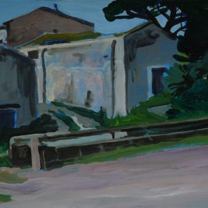The old house # 1, 25 x 50 cm, acrylic on paper, 2012