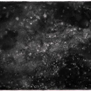 Firmament # 2, 34 x 56 cm, charcoal on paper, 2015