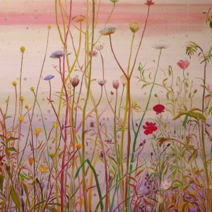 Roadside Flowers, 100 x 140 cm, oil on canvas, 2016