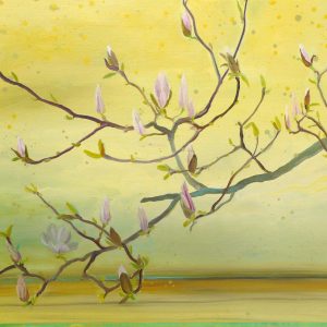 Magnolia, 85 x 95 cm, oil on canvas, 2017
