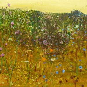 Roadside Flowers # 3, 85 x 95 cm, oil on canvas, 2018