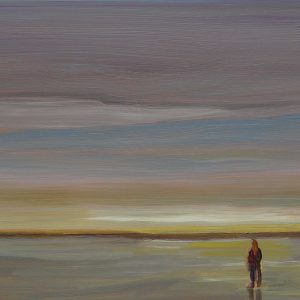 Laagland - Horizon, 20 x 30 cm, oil on wood, 2019