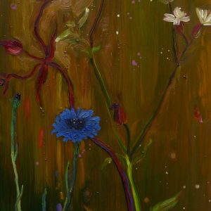 Summerflowers # 4, 30 x 20 cm, oil on wood, 2019