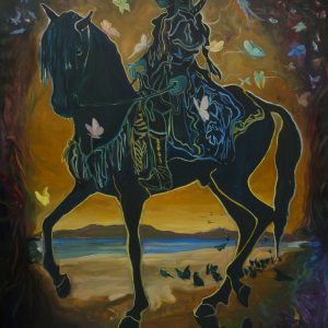 Black Rider, 170 x 140 cm, oil on canvas, 2019/20