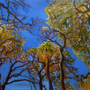 Blue Sky, 85 x 95 cm, oil on canvas, 2020