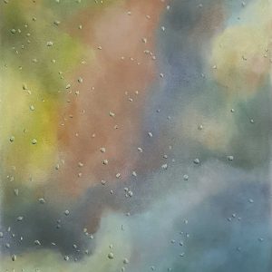 Rain - Clouds, pastel on paper, 60 x 48 cm, 2021