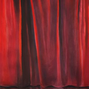 Red Velvet, pastel on paper, 60 x 48 cm, 2021