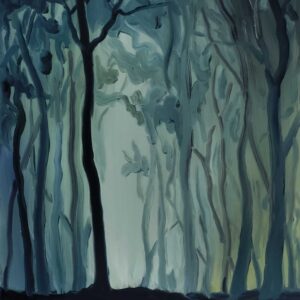 Cathedral, 20 x 17 cm, oil on perspex on wood, 2023