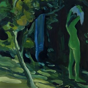 Undress # 2, 30 x 24 cm, oil on paper, 2024