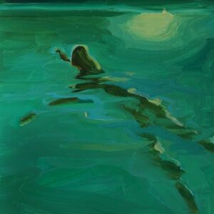 Swim # 5, 30 x 24 cm, oil on paper, 2024