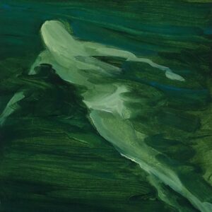Swimmer - Blonde # 2, 30 x 24 cm, oil on paper, 2024