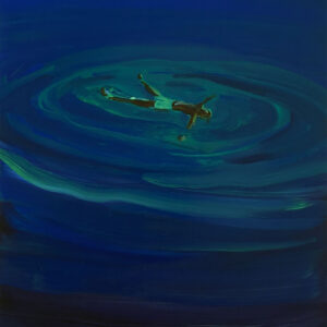 Drifting # 2, 30 x 24 cm, oil on paper, 2024