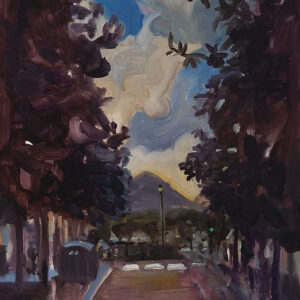 Donostia - Street, 30 x 24 cm, oil on paper, 2024