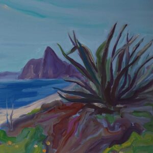 Gibraltar, 30 x 24 cm, oil on paper, 2024