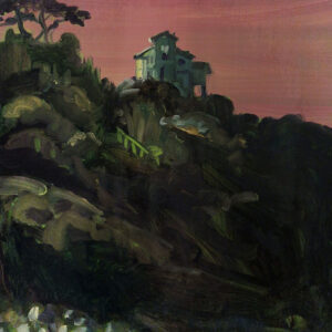 Rock House, 30 x 24 cm, oil on paper, 2025