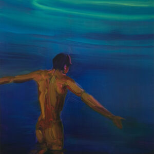 Bather # 2, 30 x 24 cm, oil on paper, 2025