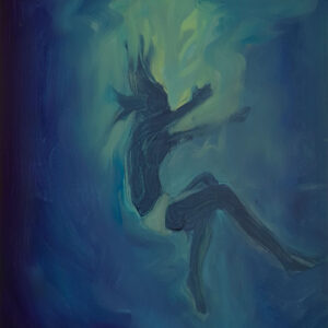 Undersea, 30 x 24 cm, oil on paper, 2025