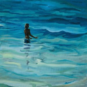 Bather, 60 x 50 cm, oil on canvas, 2025
